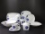 Daily necessities ceramic high - temperature porcelain with 47 square plates and cups and dishes.
