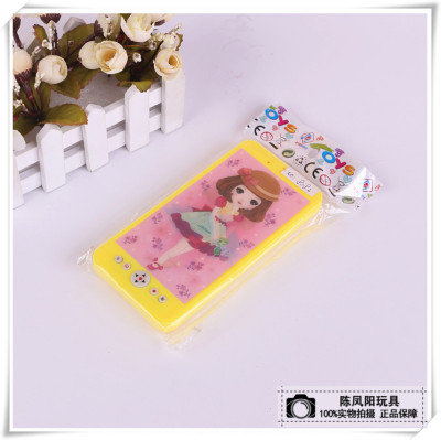 Plastic toy manufacturer direct selling quality Plastic mobile phone model children's phone model.