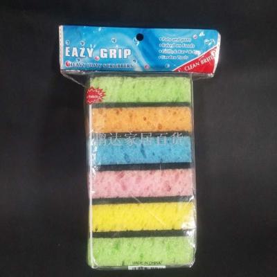 Wash dishes and brush sponge to wipe the bowl cloth 100 cloth dishcloth dishcloth  kitchen super boiler compound sponge.