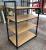 Hot - selling large stock of wood and steel shelf stock spot regular size can be customized.