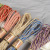 Manufacturers direct color braided hemp rope creative hand braided hemp rope multi-strand braided 6 colors optional