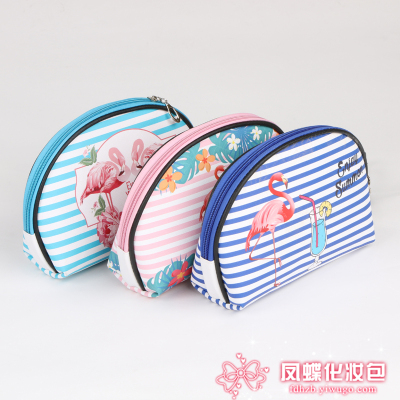 Manufacturer direct selling cute cartoon makeup bag wash bag polychromatic optional.