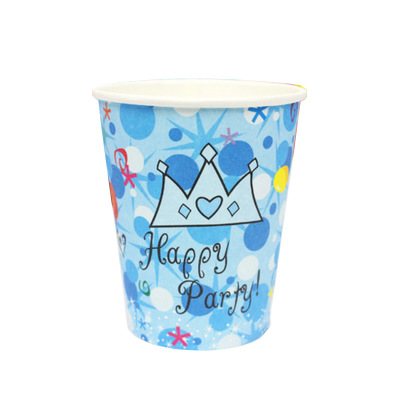 Disposable wedding party birthday creative paper cup customized drinking water paper cup printed