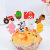The cupcakes are decorated with 24 birthday baked cakes and decorated with a cartoon cake decorated with 24 pieces.