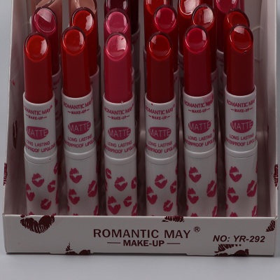 Romantic May Tear and Pull Non-Stick Cup Lipstick Print Liquid Lipstick Foreign Trade Hot Beauty Makeup Lip Gloss
