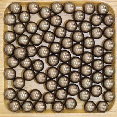 Dark coffee No Hole 1.5-10mm Round Pearls Imitation Pearls Craft Art Diy Beads Nail Art Decoration