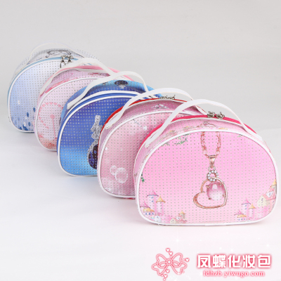 Waterproof makeup bag lovely style toiletries bag portable cosmetic bag.