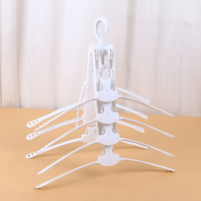 Plastic Material Pure White Adult Drying Rack Anti-Slip Traceless Clothes Hanger Pant Rack Clothes Hanger