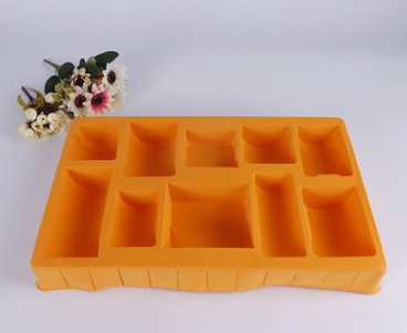 The factory wholesalers the disposable flocking plastic box to make cosmetic medicine packaging PVC plastic.