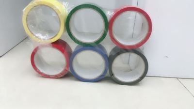 Color Sealing Tape 2.4-3.5-4.8-5.5-6cm Wide Red Green White Black Yellow Blue Tape