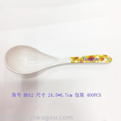 Melamine spoon made of porcelain spoon 168
