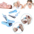 elderly Children Pocket Finger Toe Nail Clipper Cutter with Magnifying Glass Trimmer Manicure Pedicure Care 
