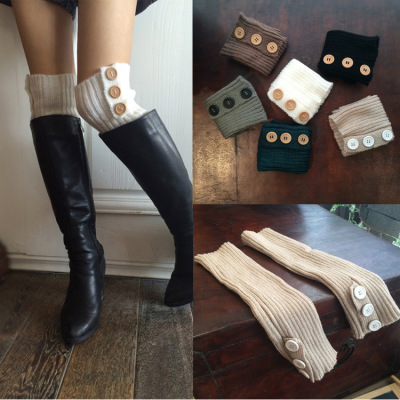 Korean version of pure wool knitting socks and stockings, long legs, vintage boots set up by manufacturers wholesale.