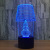 The new lamp, the 3D lamp, the seven-color remote touch control led lamp, creative products, acrylic light night light