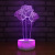 Colorful rose small night Lantern Festival can be acrylic led lamp creative valentine's day gift atmosphere lamp