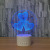 The new special product 3D night light bluetooth speaker lamp colorful led lamp