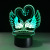 Hot sale new double swan remote touch 7 color 3D lamp acrylic vision lamp LED lamp
