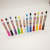 Multi-layer m-602pvc bag solid dazzle color stick silk slide crayon 12 color graffiti pen DIY creative color.