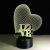New heart LOVE 7 color 3D light touch switch gradient visual lamp creative LED lamp acrylic lamp