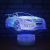 New sports car 3d night light creative touch colorful led lights intelligent usb power remote control lamp