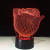 Personality small night light presents valentine's day rose gift decorative lamp new and unique 3D visual small light