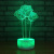 Colorful rose small night Lantern Festival can be acrylic led lamp creative valentine's day gift atmosphere lamp
