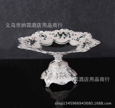 Large-sized European luxury fruit plate base frame hotel KTV home furnishings.