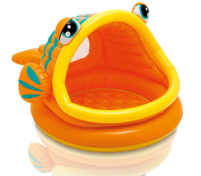Real INTEX Billfish Inflatable Swimming Pool Circular Sunshade Play pool baby Bath Ocean ball Pool