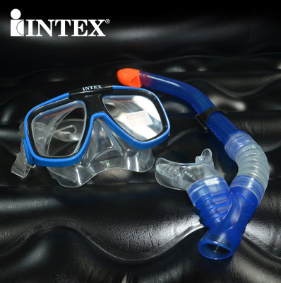 INTEX child adult snorkeling goggles combination fully dry snorkeling tube surf snorkeling equipment snorkeling three Po