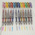 Multiple m-1503, 6 pieces of 8 10 12 plastic flip box flash pen tattoo pen.