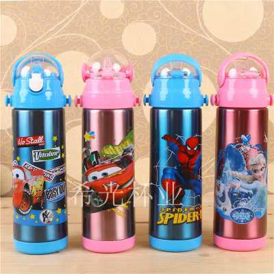 Spider-man cars cartoon characters water cups thermos cups for both men and women