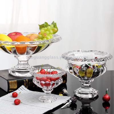 Transparent Fruit Plate Crystal Ware Hydroponic Home Decoration Boutique Craft
