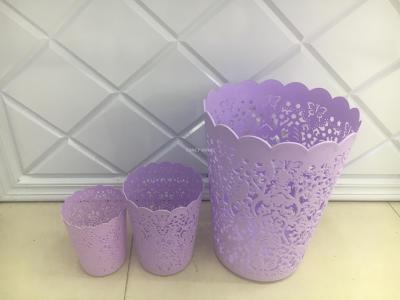 Irregular pattern plastic garbage can, the living room kitchen bathroom is applicable.