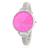 New color fine metal mesh with candy color summer hot selling women's watch.
