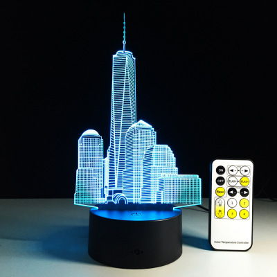 New urban star creative USB remote control touch integrated 3d small night light novelty luminescence toys