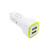 Double USB Car Charger Square Rocket LED Luminous 2.1a Dual-Port Car Charger Luminous Dual USB Car Charger