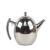 Stainless steel kettles, coffee pot, tea pot and olive pot with filter net hotel restaurant.