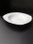 Ceramic high - temperature porcelain white tube 9 - inch square edge soup plate.