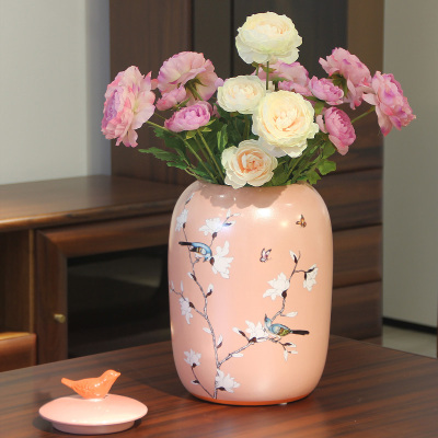 Simulation flower 3 head dew lotus home decoration flower silk flower table porch decoration flower.