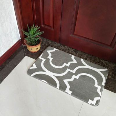 Entrance door mat hall bedroom kitchen suction pad bathroom anti-slip printing TPR floor 40/60.