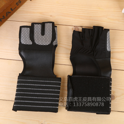 Car Knight Sports Half-Finger Fitness Gloves. Wear-Resistant Non-Slip Riding Wristband Anti-Twist Gloves.