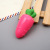 Factory Direct Sales Carrot Pencil Sharpener Eraser Simple and Fresh Student Studying Stationery Supplies Prize