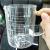 High borosilicate glass measuring cup with graduated heat glass measuring jug.