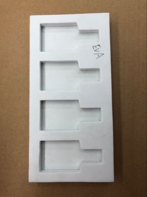 The factory supplies white Eva packing with white Eva foam packing box.