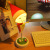 Christmas scarecrow gift decorative table lamp to charge the small night light festival promotion micro landscape lamp.