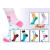 FUGUI girls' cotton fashion socks 