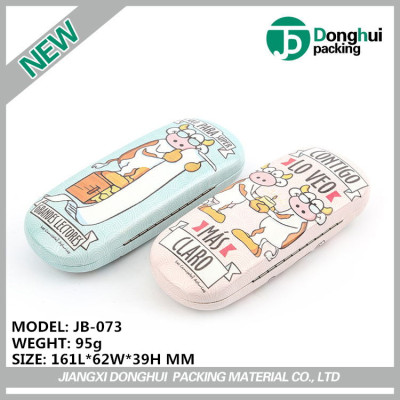 Factory direct can be customized fashion cartoon creative portable pressure - resistant metal men 's and women' s reading glasses myopia glasses case