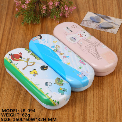 Manufacturers direct can be customized fashion cartoon innovative light pressure fresh metal reading glasses myopia glasses case