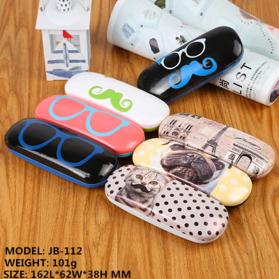 Manufacturers direct can be customized fashion innovation cartoon express portable with metal reading glasses myopia glasses case