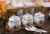 A set of ceramic tableware kitchenware kitchen five-piece ceramic ware.